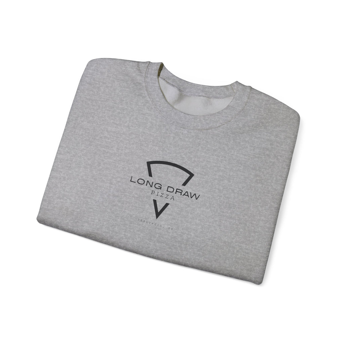Original Long Draw Pizza Logo Crewneck Sweatshirt