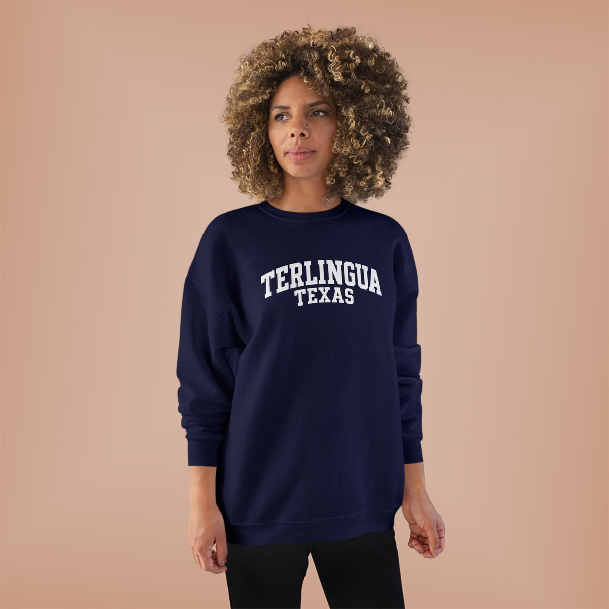 Terlingua Texas Crewneck Sweatshirt — Vintage Desert Town Pullover