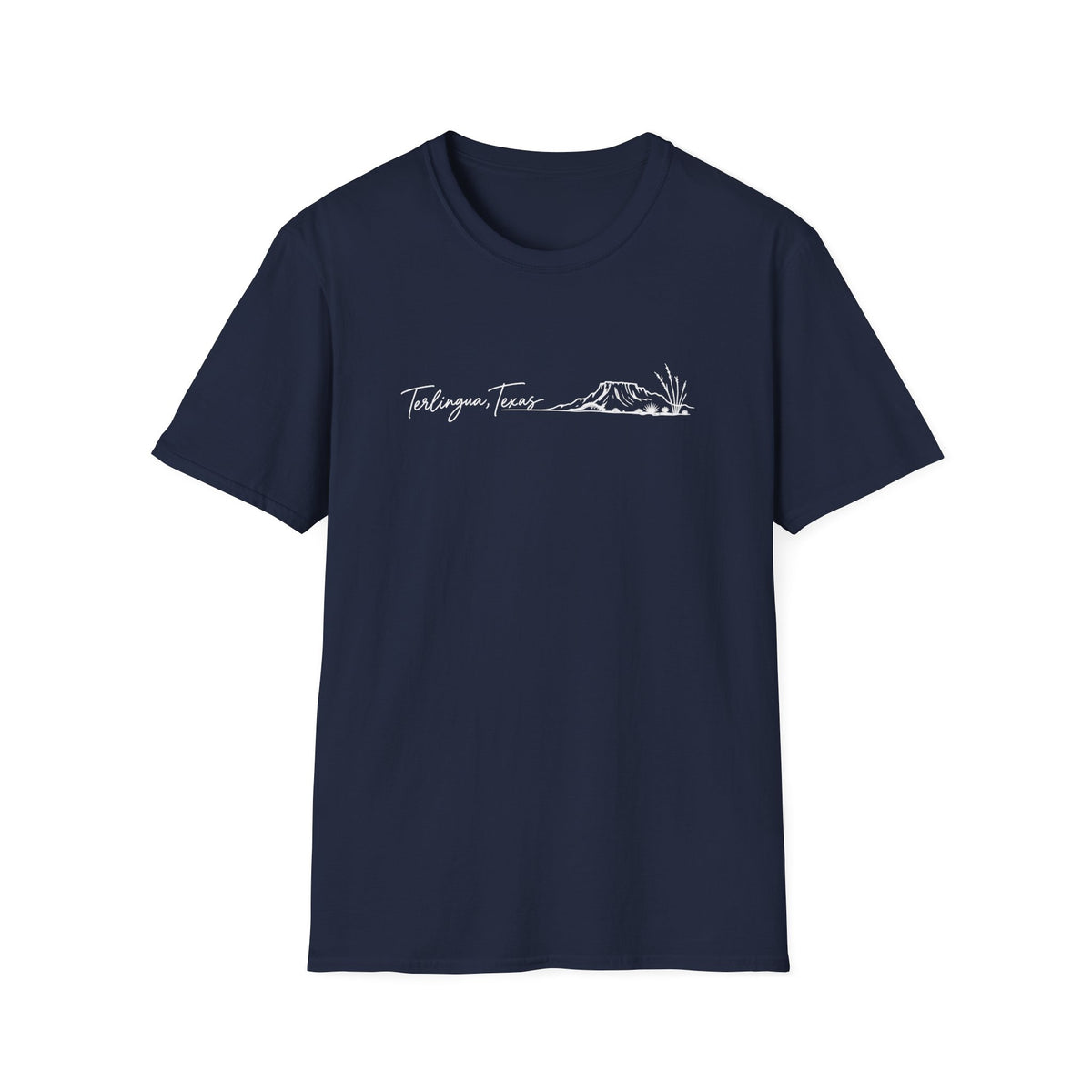 Terlingua, Texas Skyline T-Shirt, Desert Mountain Silhouette Tee, Unisex
