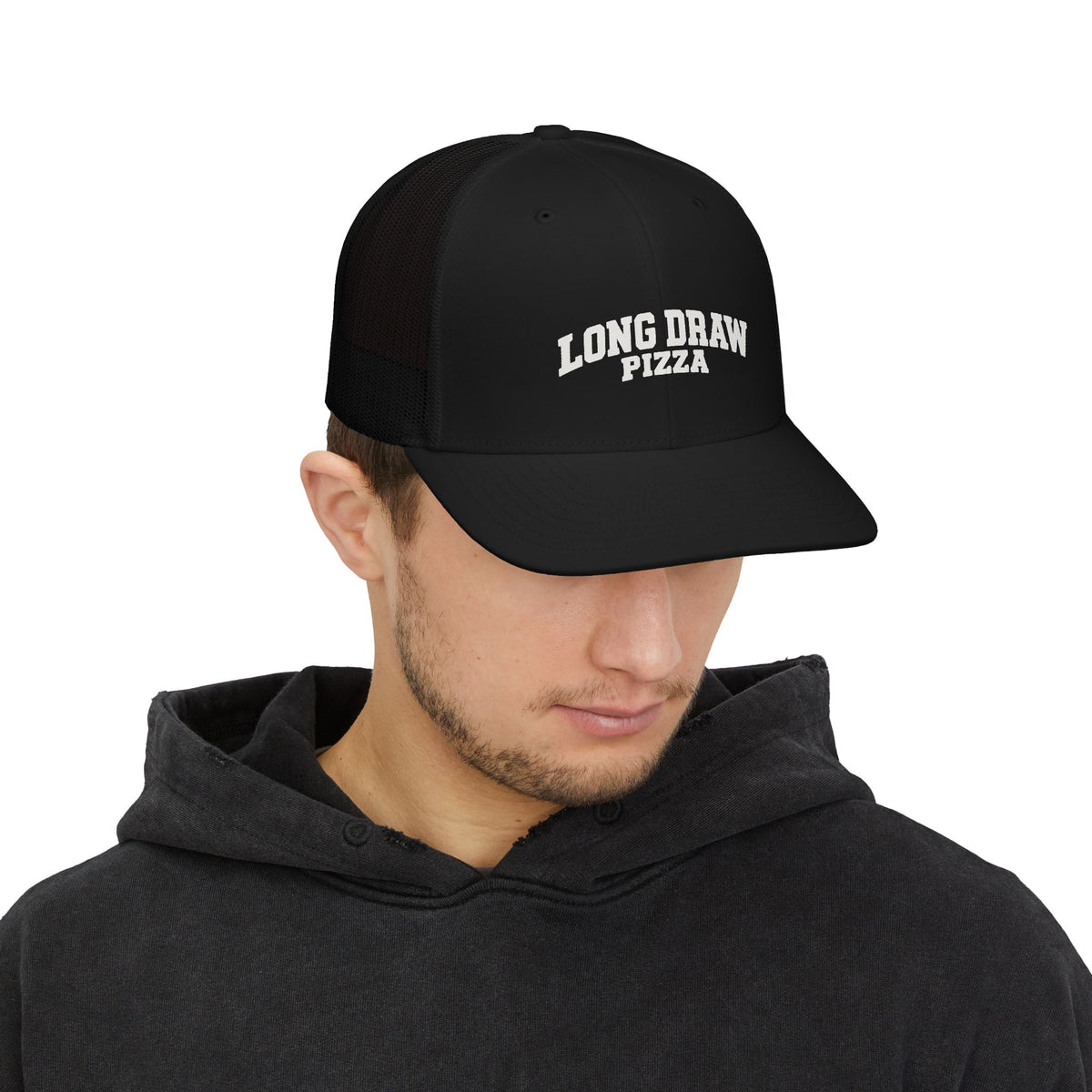 Long Draw Pizza Snapback Trucker Cap