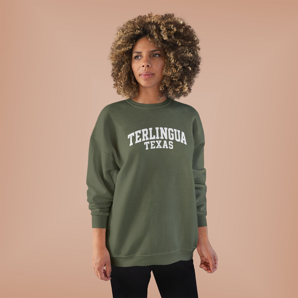 Terlingua Texas Crewneck Sweatshirt — Vintage Desert Town Pullover