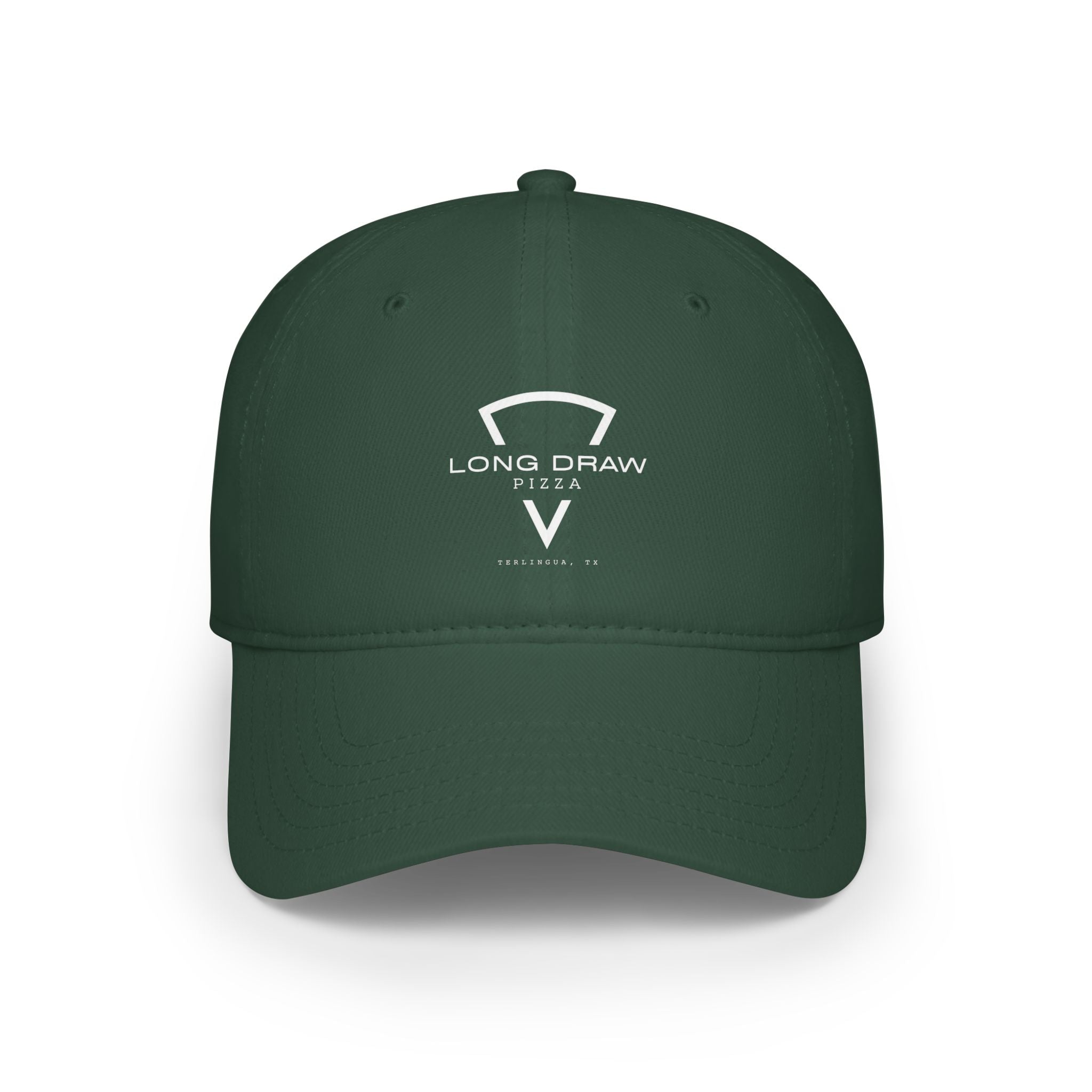 Long Draw Pizza Low Profile Baseball Cap, Unisex