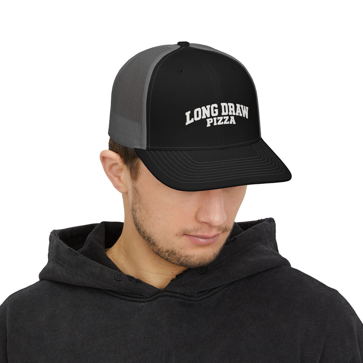 Long Draw Pizza Snapback Trucker Cap
