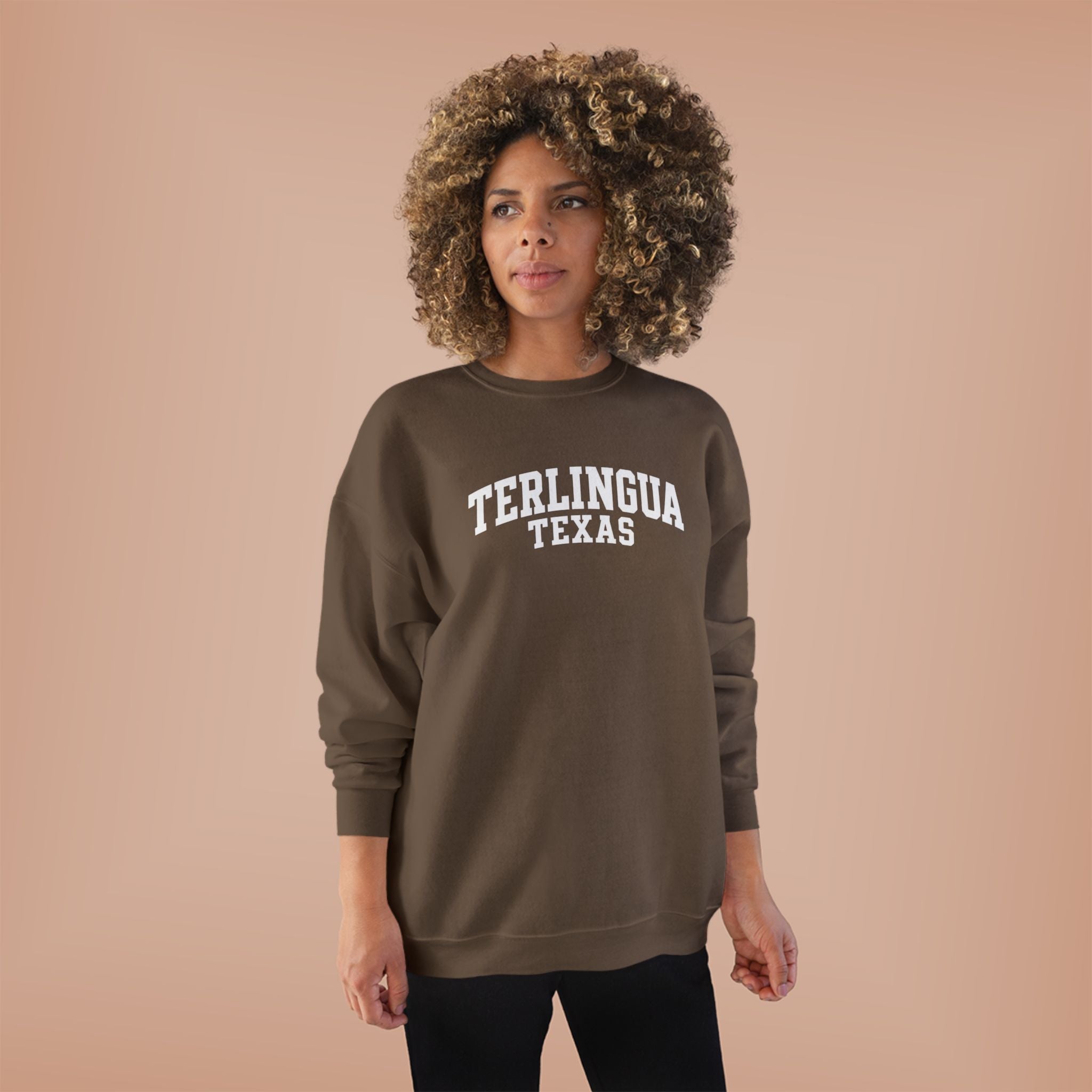 Terlingua Texas Crewneck Sweatshirt — Vintage Desert Town Pullover