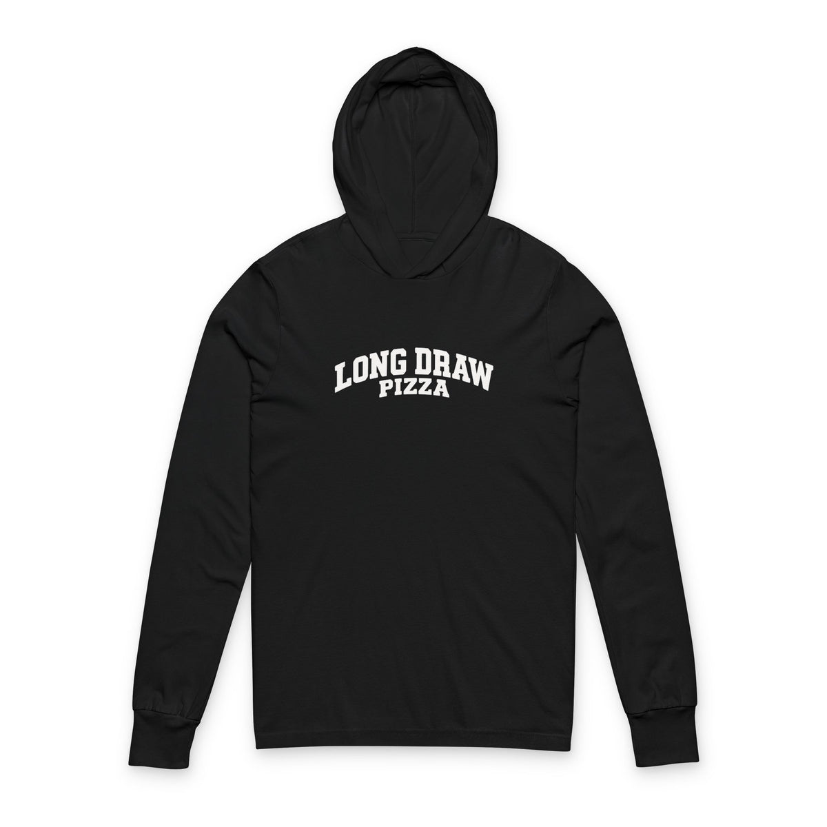 Long Draw Pizza Hoodie, Unisex