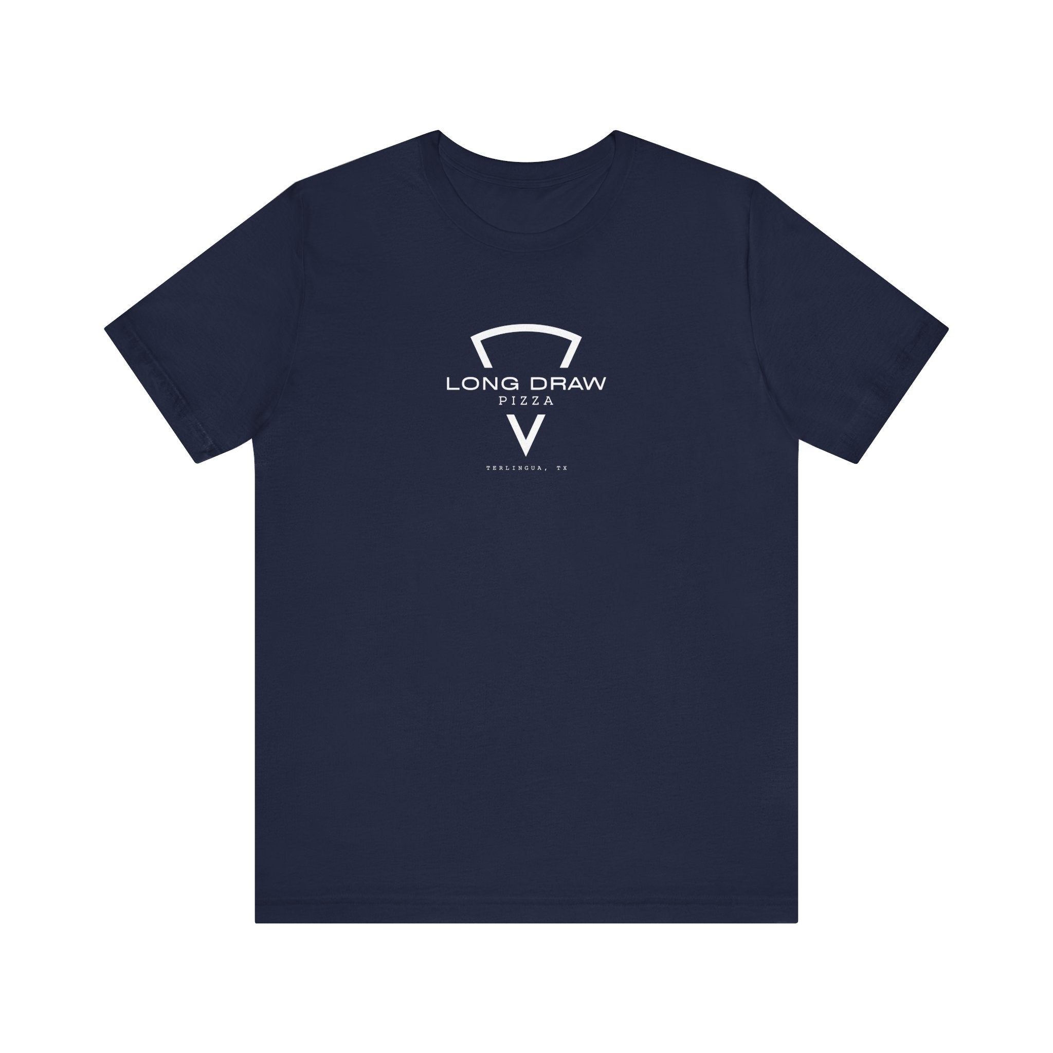 Long Draw Pizza Logo T-Shirt, Unisex