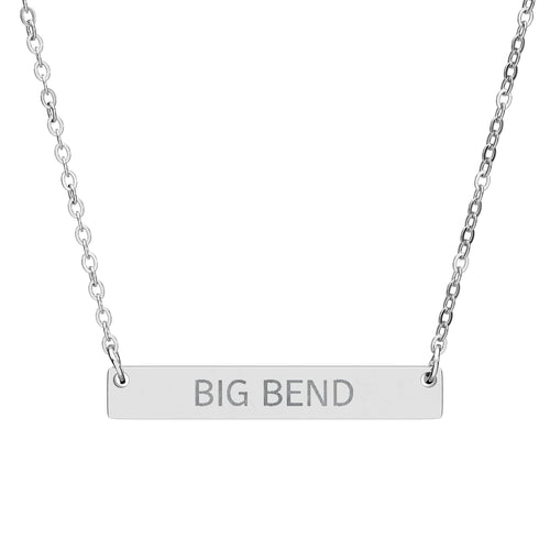 Big Bend Horizontal Bar Necklace