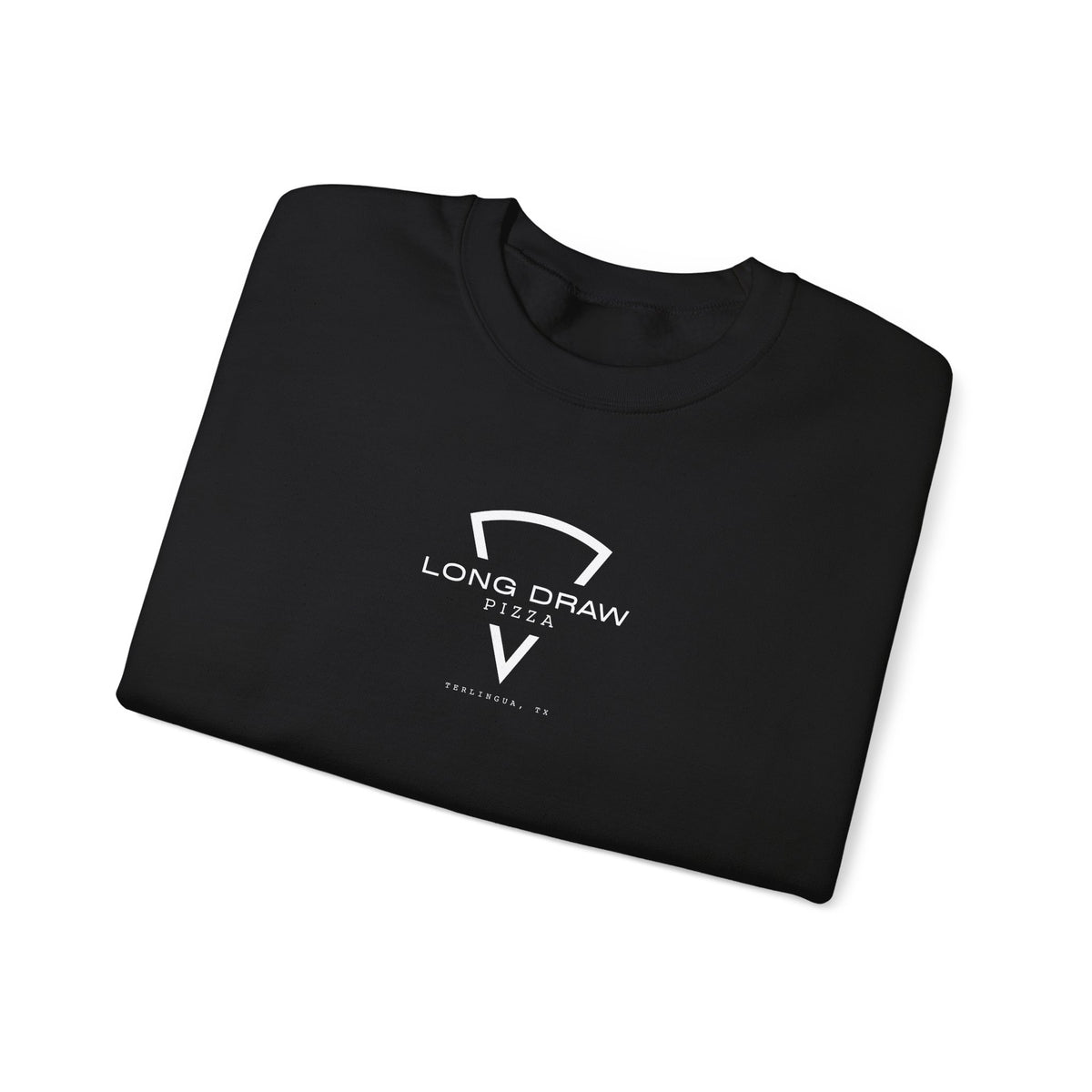 Original Long Draw Pizza Logo Crewneck Sweatshirt