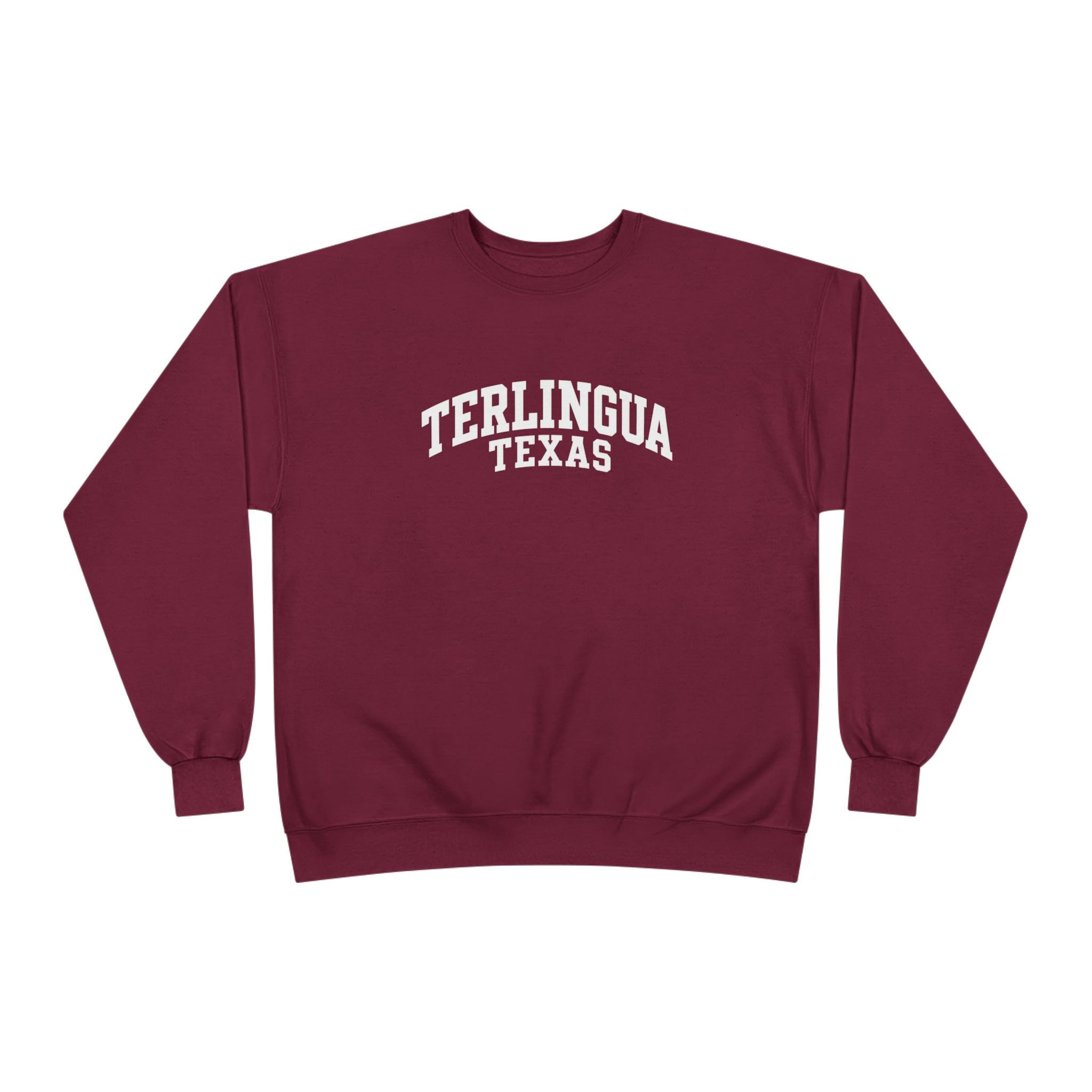 Terlingua Texas Crewneck Sweatshirt — Vintage Desert Town Pullover