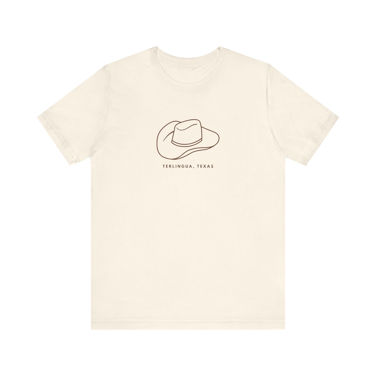 Western Cowboy Hat T-Shirt, Terlingua Texas