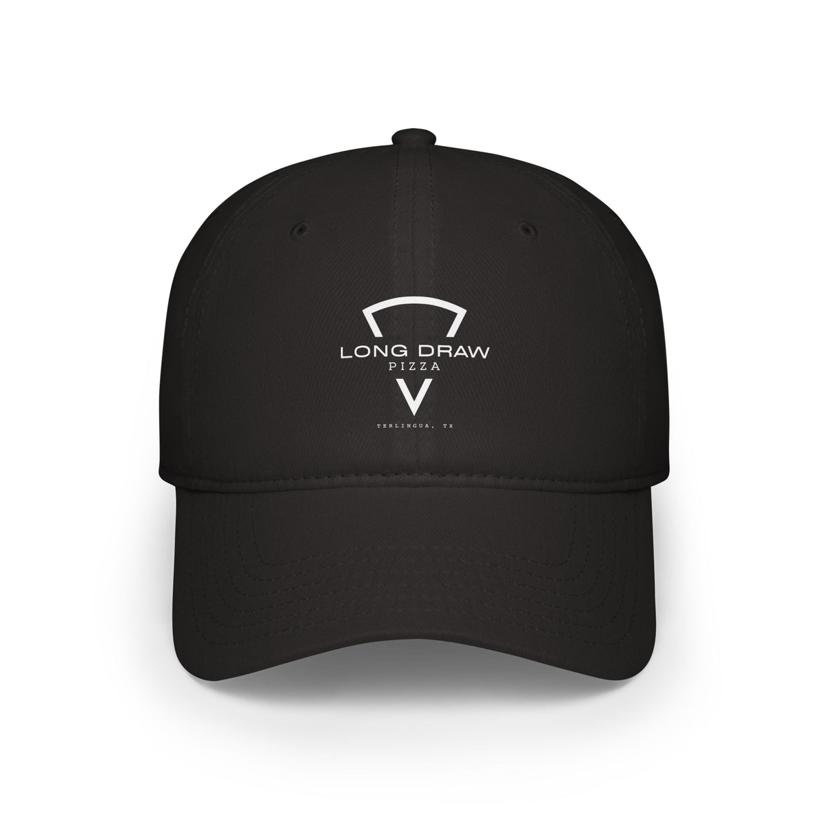 Long Draw Pizza Low Profile Baseball Cap, Unisex