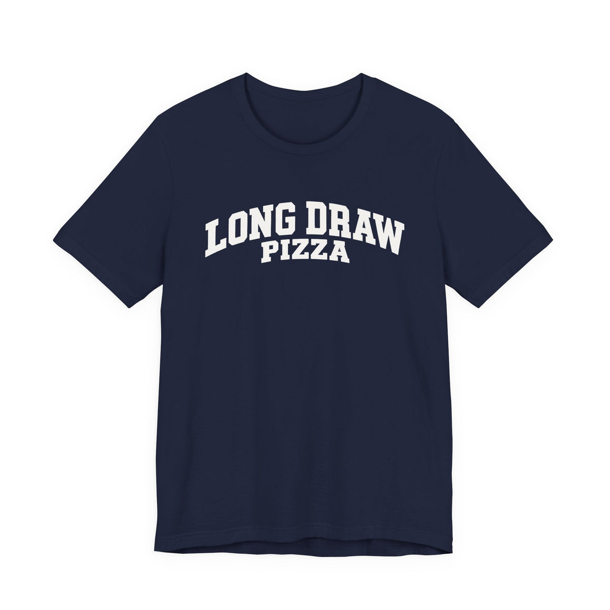 Long Draw Pizza University Unisex T-Shirt | Terlingua, Texas Collegiate Graphic Tee