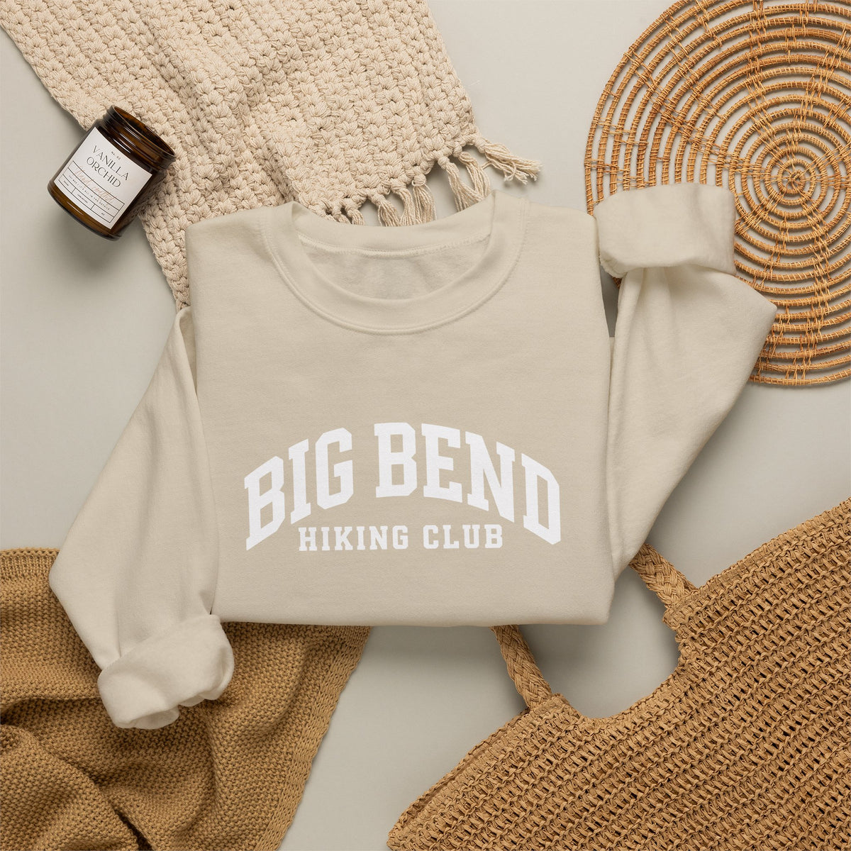 Big Bend Hiking Club Crewneck, Unisex