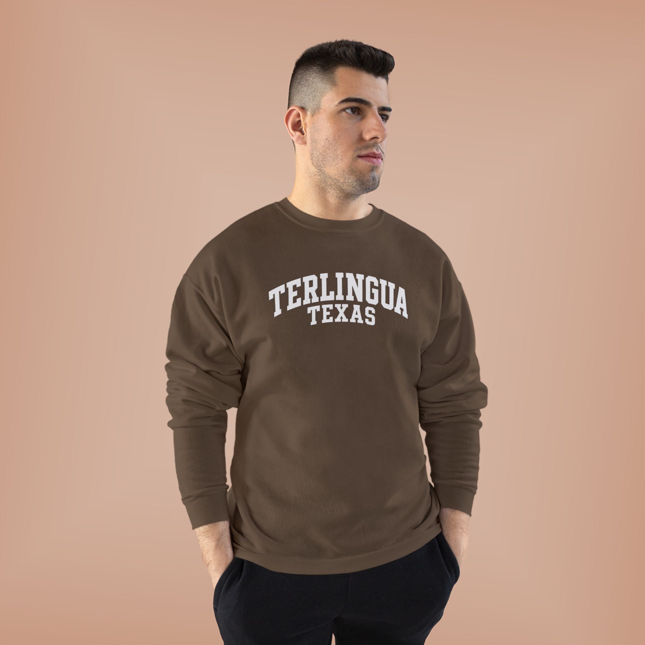 Terlingua Texas Crewneck Sweatshirt — Vintage Desert Town Pullover