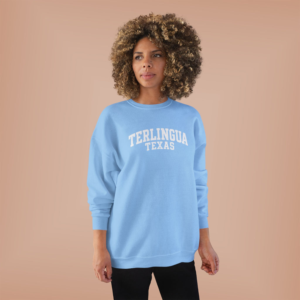 Terlingua Texas Crewneck Sweatshirt — Vintage Desert Town Pullover