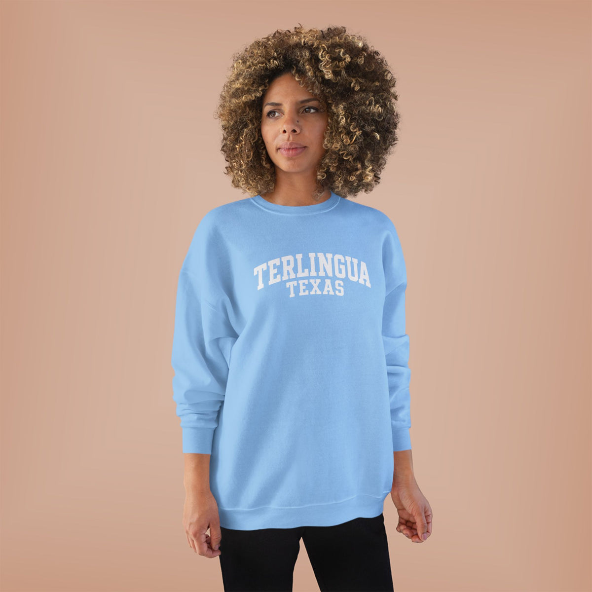 Terlingua Texas Crewneck Sweatshirt — Vintage Desert Town Pullover