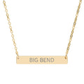 Big Bend Horizontal Bar Necklace