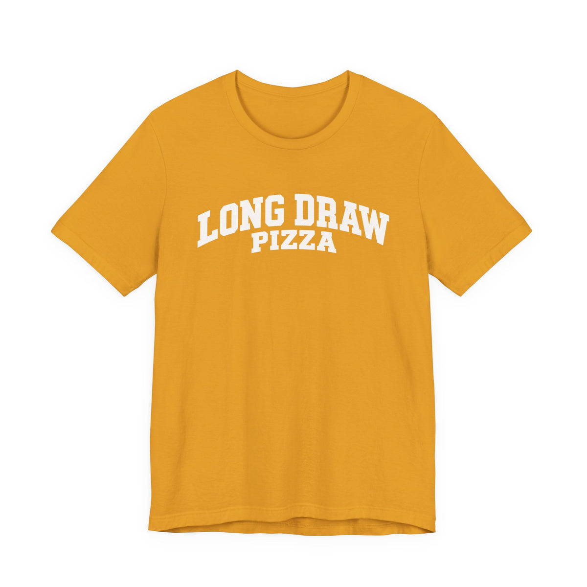 Long Draw Pizza University Unisex T-Shirt | Terlingua, Texas Collegiate Graphic Tee