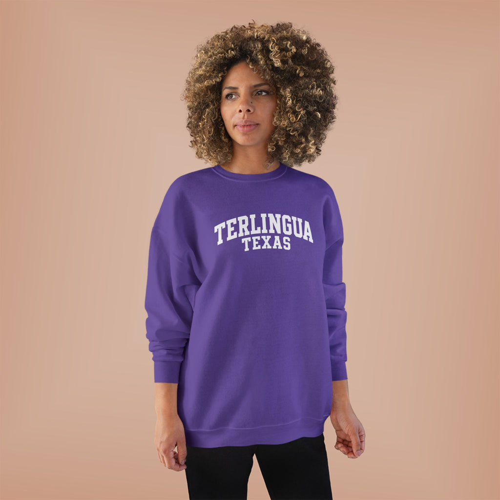 Terlingua Texas Crewneck Sweatshirt — Vintage Desert Town Pullover