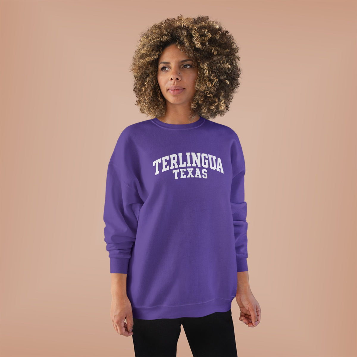 Terlingua Texas Crewneck Sweatshirt — Vintage Desert Town Pullover