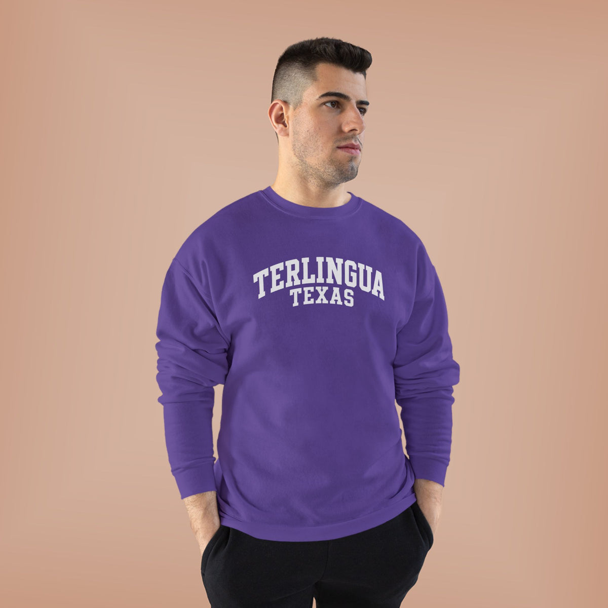Terlingua Texas Crewneck Sweatshirt — Vintage Desert Town Pullover