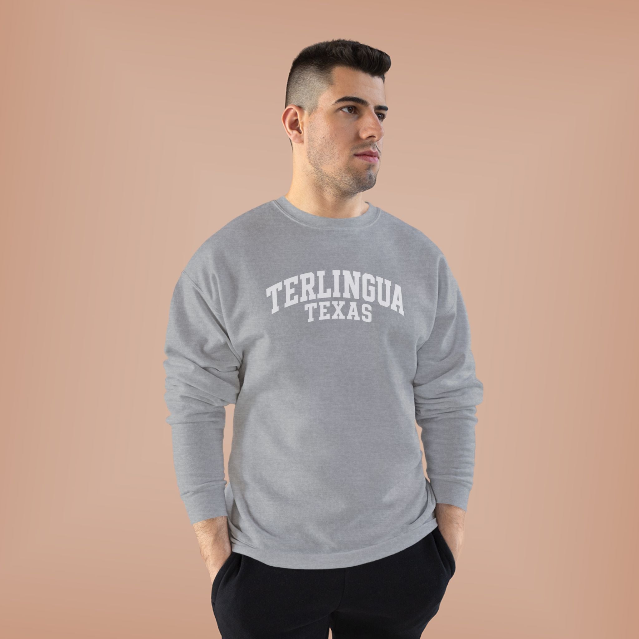 Terlingua Texas Crewneck Sweatshirt — Vintage Desert Town Pullover