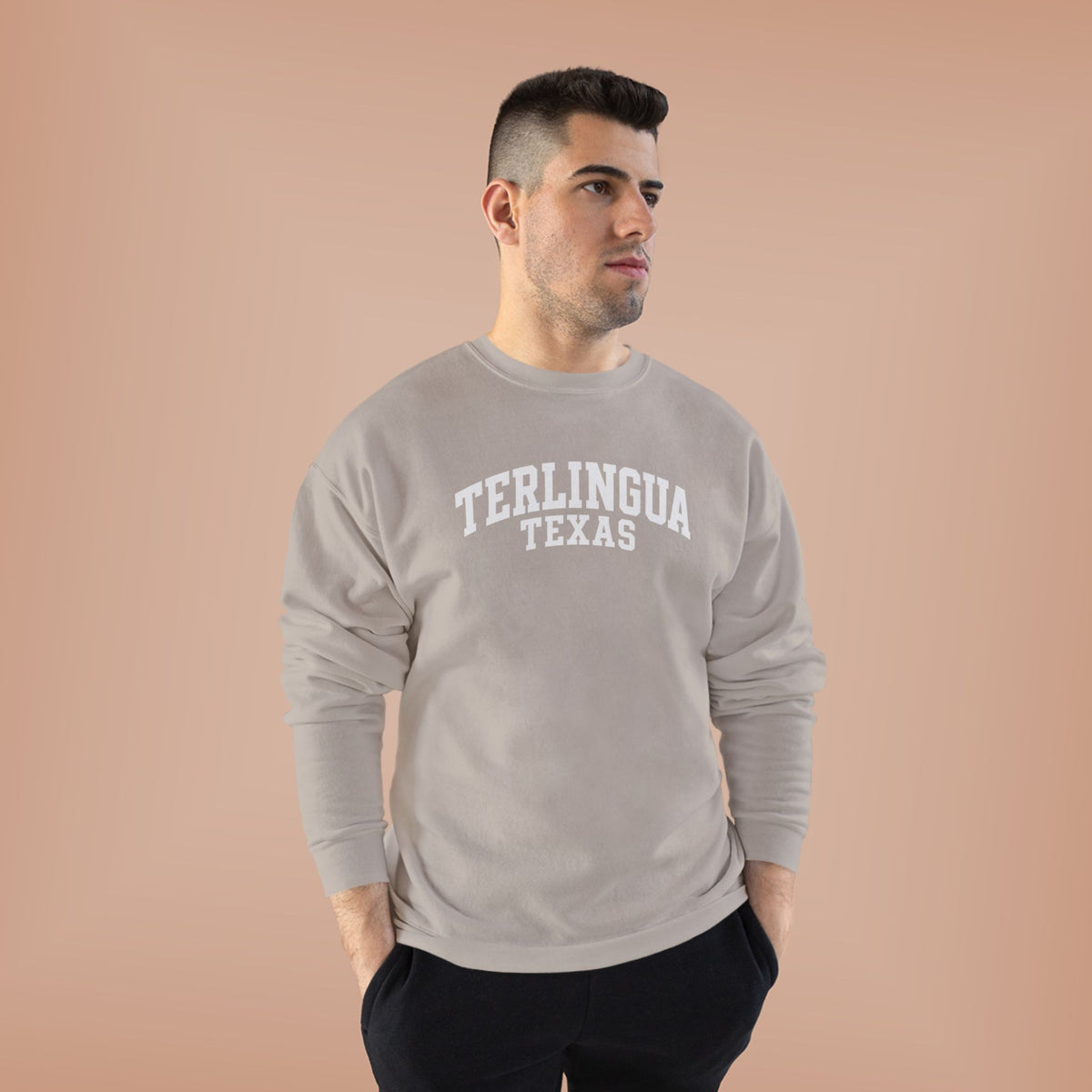 Terlingua Texas Crewneck Sweatshirt — Vintage Desert Town Pullover