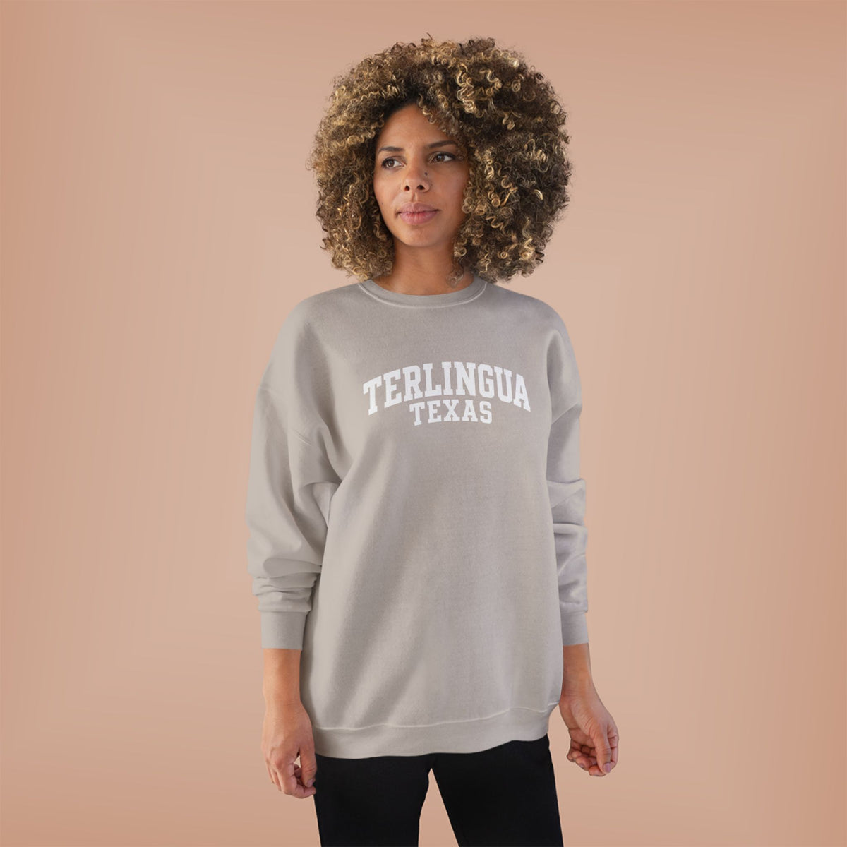 Terlingua Texas Crewneck Sweatshirt — Vintage Desert Town Pullover