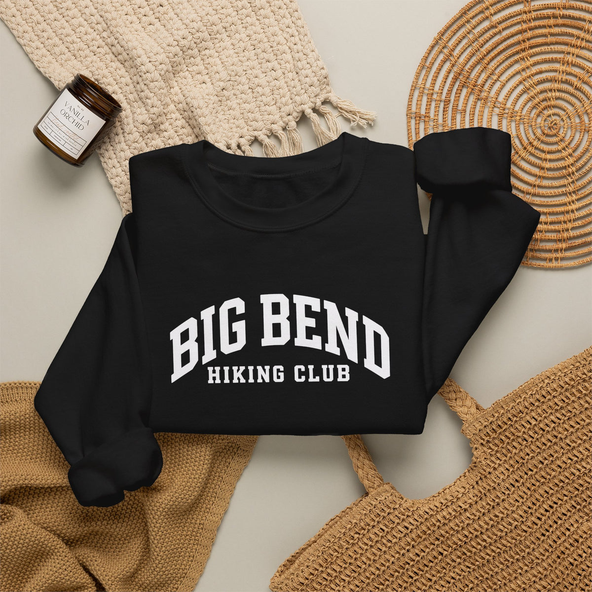Big Bend Hiking Club Crewneck, Unisex