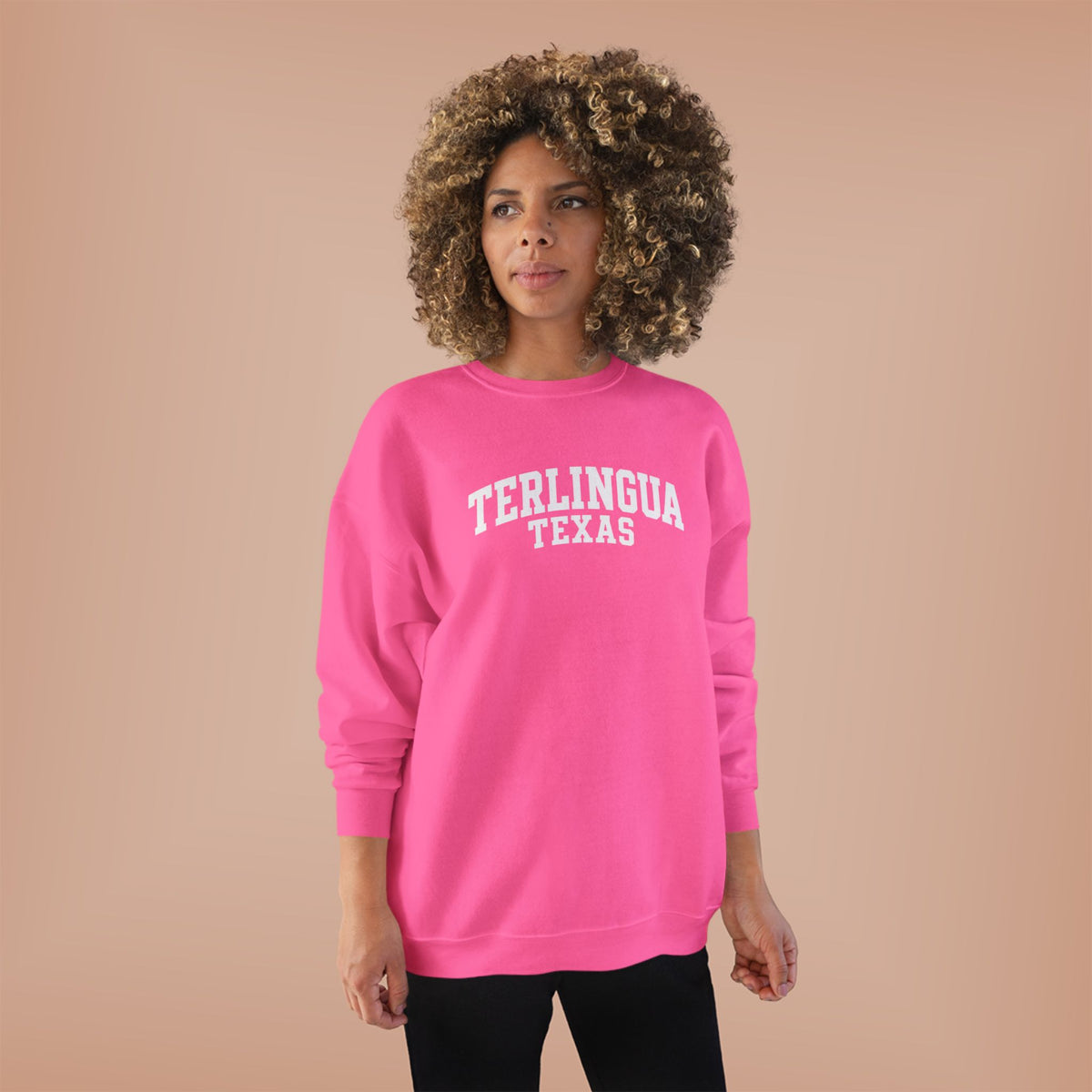 Terlingua Texas Crewneck Sweatshirt — Vintage Desert Town Pullover