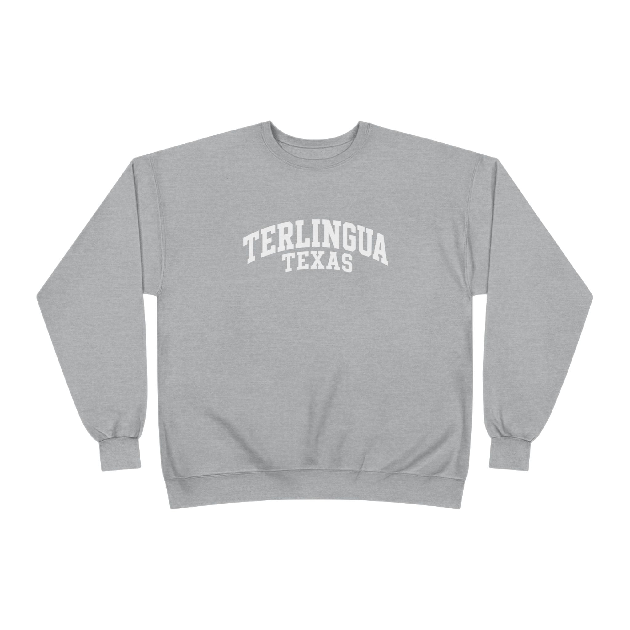 Terlingua Texas Crewneck Sweatshirt — Vintage Desert Town Pullover