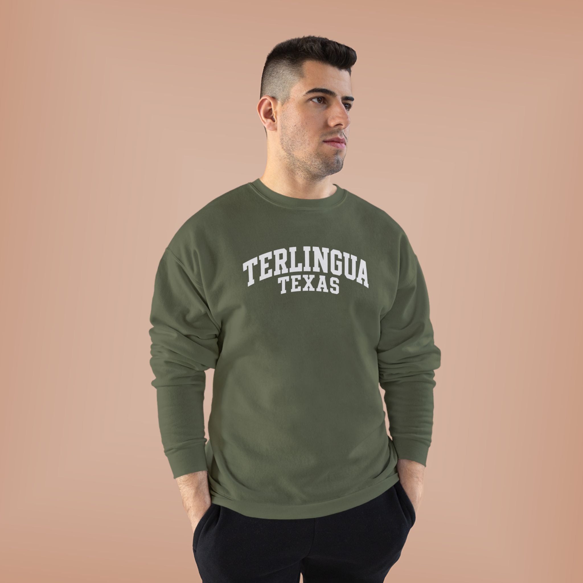 Terlingua Texas Crewneck Sweatshirt — Vintage Desert Town Pullover