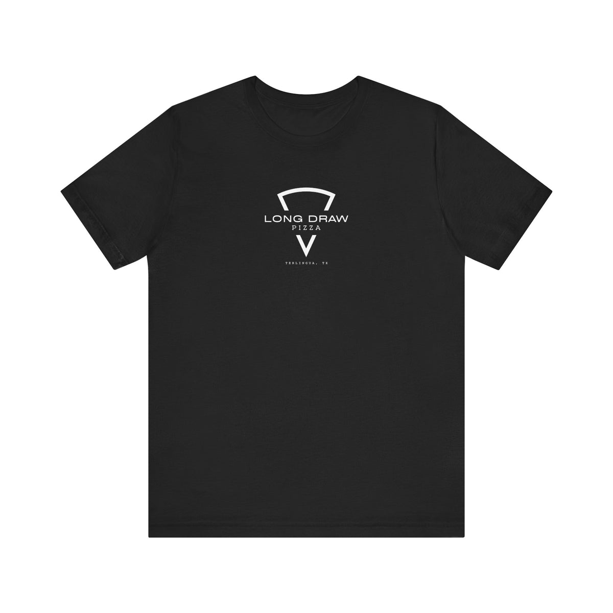 Long Draw Pizza Logo T-Shirt, Unisex