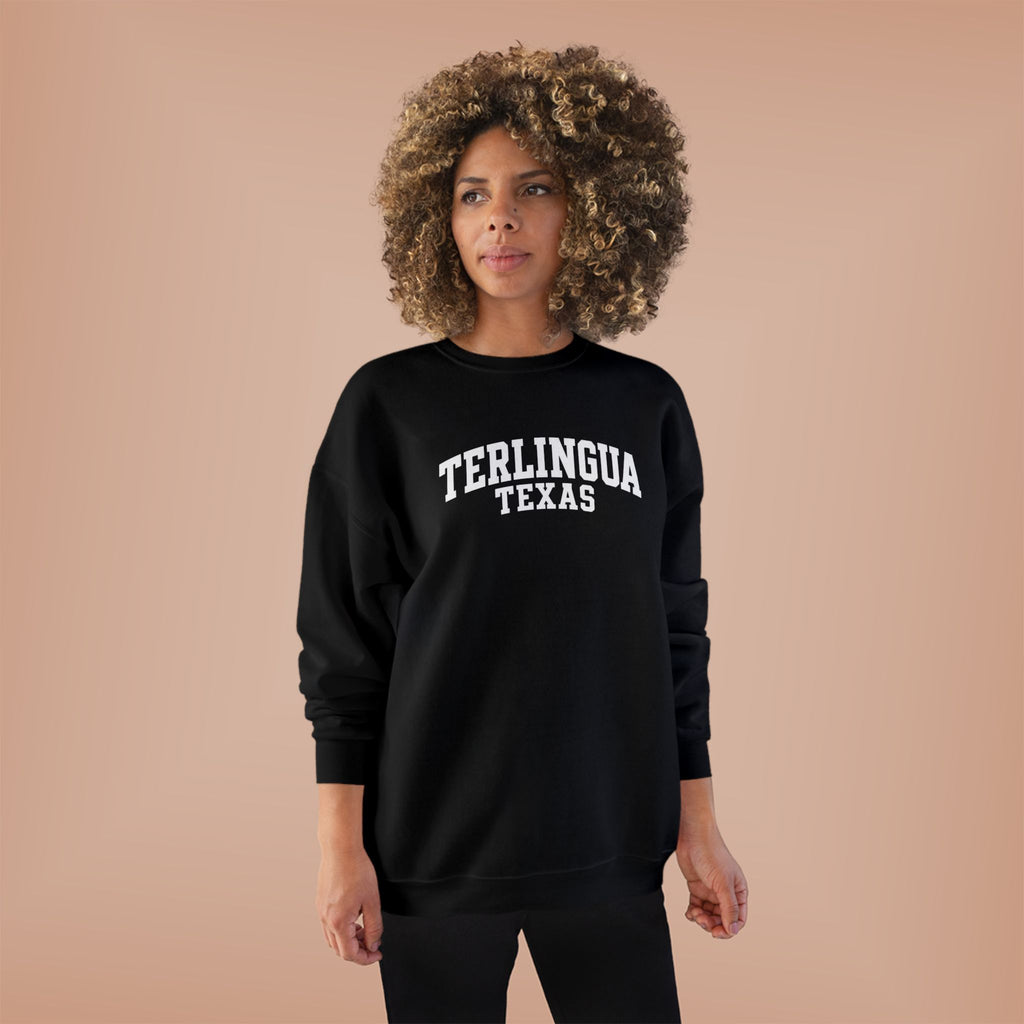 Terlingua Texas Crewneck Sweatshirt — Vintage Desert Town Pullover