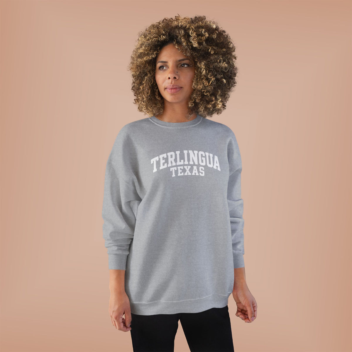 Terlingua Texas Crewneck Sweatshirt — Vintage Desert Town Pullover